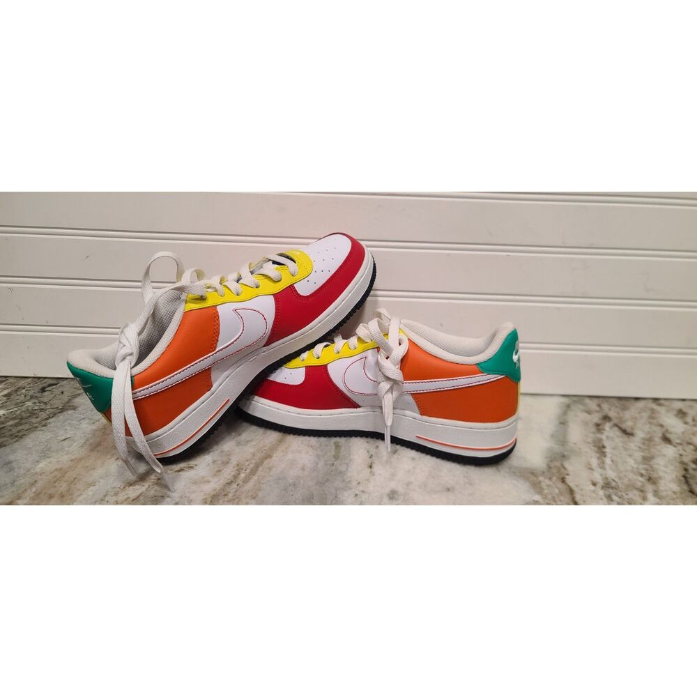 Nike Air Force 1 Boys Low '07 LV8 "Rubik's Cube" Sneakers Size 7Y NEW